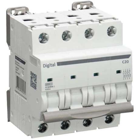 Disjoncteur Tétrapolaire 20A Courbe C Disjoncteur Tétrapolaire 20A Courbe C
